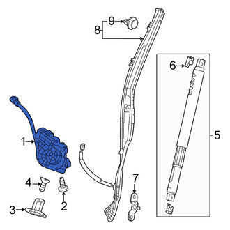 Honda OE - Rear Liftgate Latch