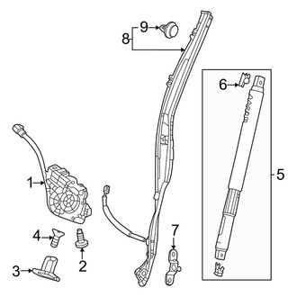 Honda OE - Lift Gate - Lock & Hardware (With Power), (EX-L / Hybrid Sport Touring)