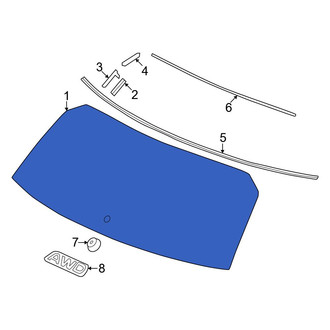 Honda OE - Rear Liftgate Glass