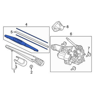 Honda OE - Rear Wiper Blade