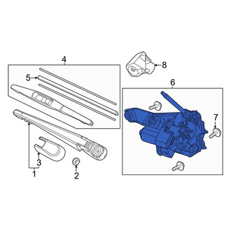 Honda OE - Rear Wiper Motor