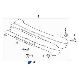 Honda OE - Spoiler Nut