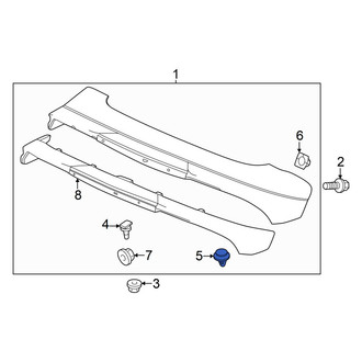 Honda OE - Roof Opening Trim Clip