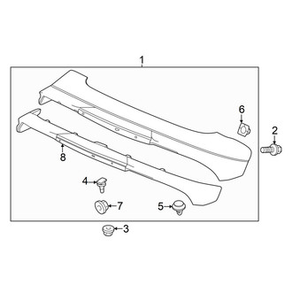 Honda OE - Lift Gate - Spoiler (Hybrid Sport / Hybrid Sport Touring)