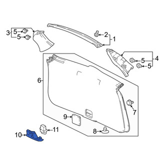 Honda OE - Rear Liftgate Pull Handle