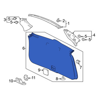 Honda OE - Rear Lower Liftgate Trim