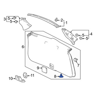 Honda OE - Lower Liftgate Trim Panel Clip