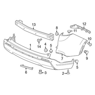 Honda OE - Rear Bumper - Bumper & Components