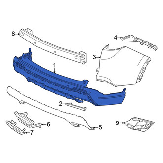 Honda OE - Rear Lower Bumper Cover