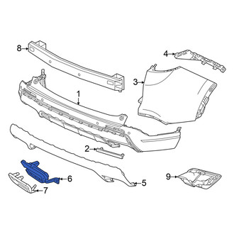 Honda OE - Right Bumper Molding Bracket