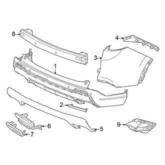 Honda OE - Rear Bumper - Bumper & Components