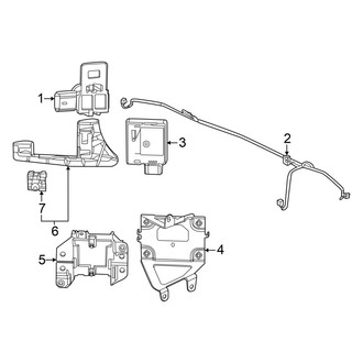 Honda OE - Rear Bumper - Electrical Components (EX / EX-L / LX)