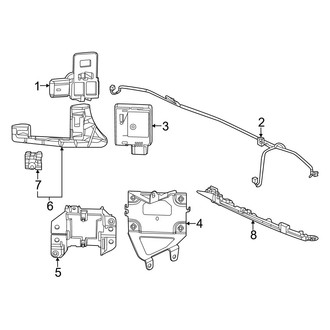 Honda OE - Rear Bumper - Electrical Components (Hybrid Sport / Hybrid Sport Touring)