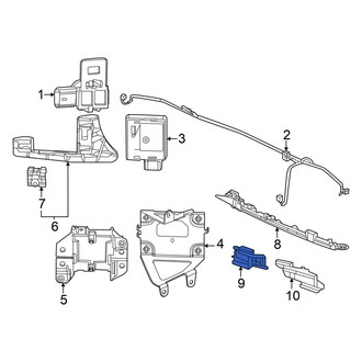 Honda OE - Left Outer Liftgate Motion Sensor Bracket