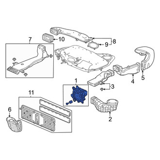Honda OE - Drive Motor Battery Pack Cooling Fan Assembly