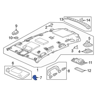 Honda OE - Left Sun Visor Holder