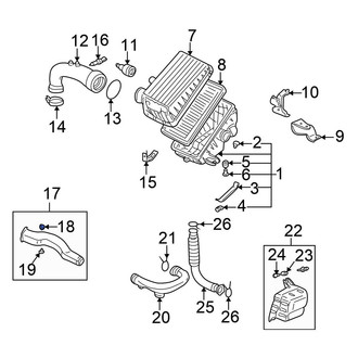 Honda OE - Engine Air Intake Resonator Grommet