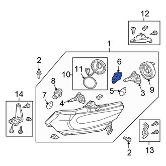 Honda OE - Front Side Marker Light Socket