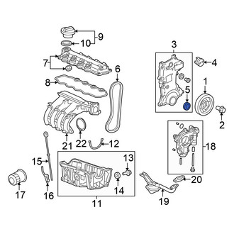 Honda OE - Rear Engine Crankshaft Seal
