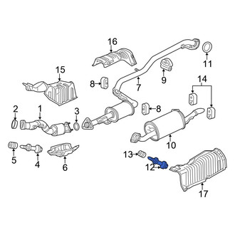 Honda OE - Front Exhaust Bolt
