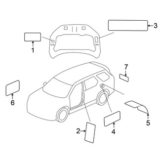 Honda OE - Information Labels - Labels
