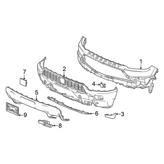 Honda OE - Front Bumper & Grille - Bumper & Components (Bumper Cover & Trim)
