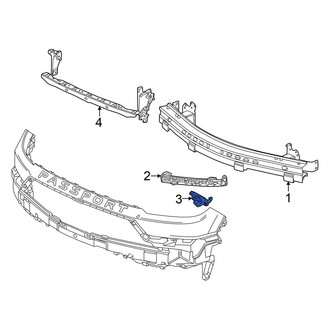 Honda OE - Right Bumper Cover Bracket