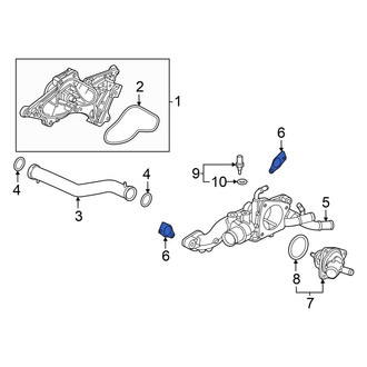 Honda OE - Rear Engine Coolant Outlet Gasket