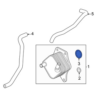 Honda OE - Automatic Transmission Oil Cooler O-Ring