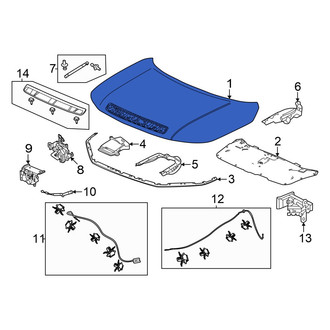 Honda OE - Front Hood Panel