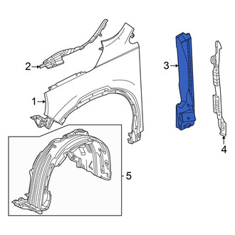Honda OE - Front Right Fender Insulator