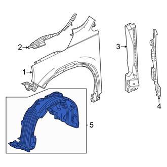 Honda OE - Front Right Fender Splash Shield