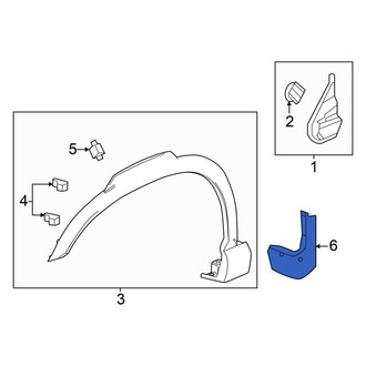 Honda OE - Front Mud Flap