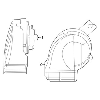 Honda OE - Electrical - Horn