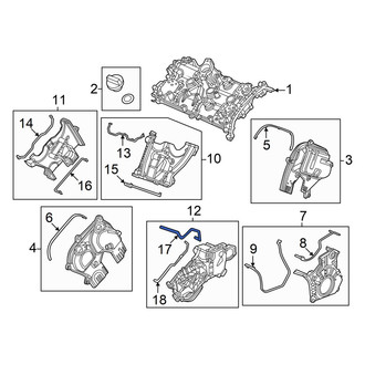 Honda OE - Center Engine Timing Cover Gasket