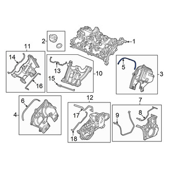 Honda OE - Center Engine Timing Cover Gasket
