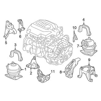 Honda OE - Engine / Transaxle - Engine & Transmission Mounting