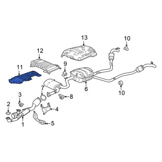 Honda OE - Front Floor Pan Heat Shield