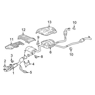 Honda OE - Exhaust System - Exhaust Components