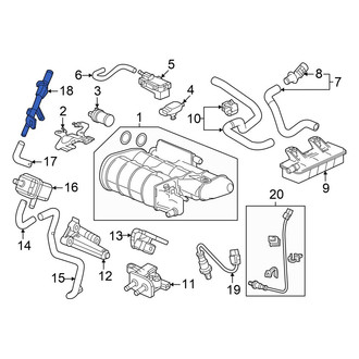 Honda OE - Evaporative Emissions System Lines