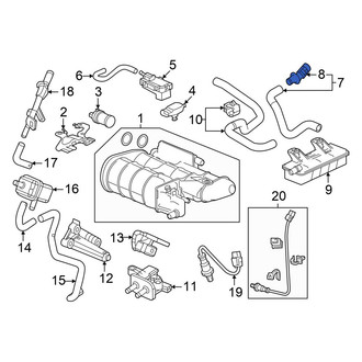 Honda OE - Evaporative Emissions System Lines