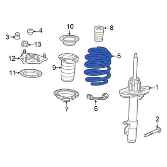 Honda OE - Front Right Coil Spring