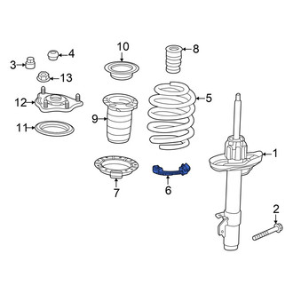 Honda OE - Front Left Lower Coil Spring Insulator