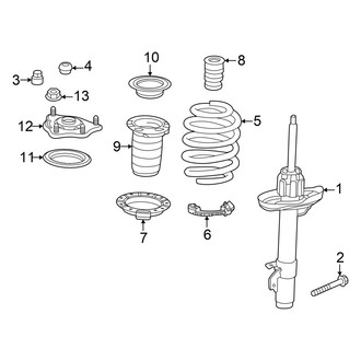 Honda OE - Front Suspension - Struts & Components