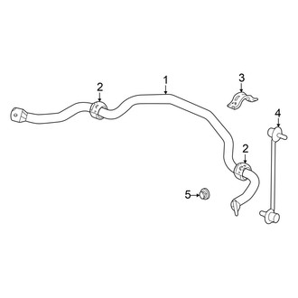 Honda OE - Front Suspension - Stabilizer Bar & Components (RTL / RTL Blackout / RTL Towing / TrailSport / TrailSport Blackout / TrailSport Elite / TrailSport Elite Blackout)