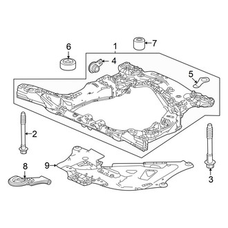 Honda OE - Front Suspension - Suspension Mounting (RTL / RTL Blackout / RTL Towing)