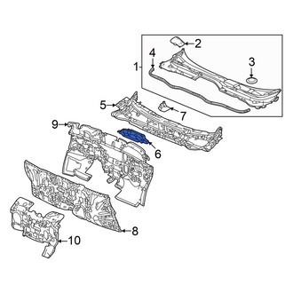 Honda OE - HVAC Air Inlet Housing