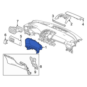 Honda OE - Instrument Cluster Bezel