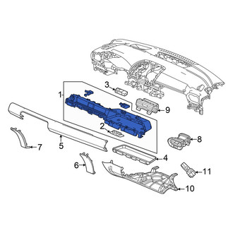Honda OE - Instrument Panel Storage Compartment