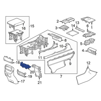 Honda OE - Console Air Vent